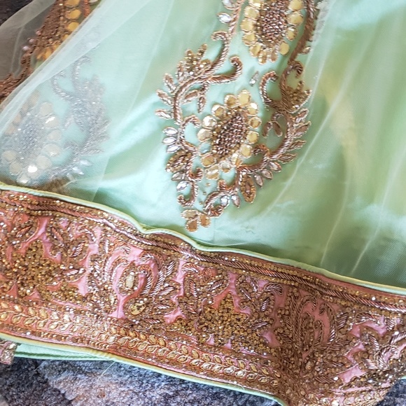 Pakistani Indian Bridal/wedding party dress size Large - Picture 5 of 10